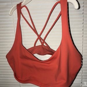LuLulemon coral sports bra